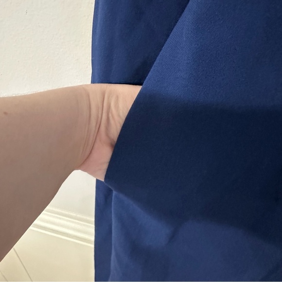 Stella McCartney Women’s Long Tie Sleeve Dress in Midnight Blue Size L, 44 NWT - Picture 7 of 12